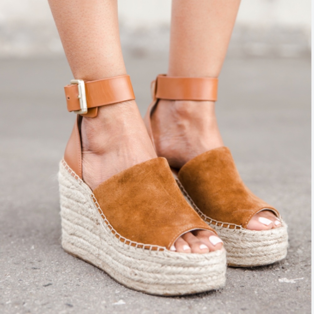 Marc Fisher Suede Espadrille sz 6